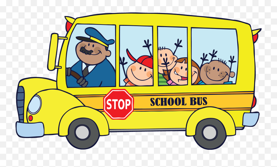 School Bus Clip Art For Kids Free - School Bus Clipart Emoji,Short Bus Emoji