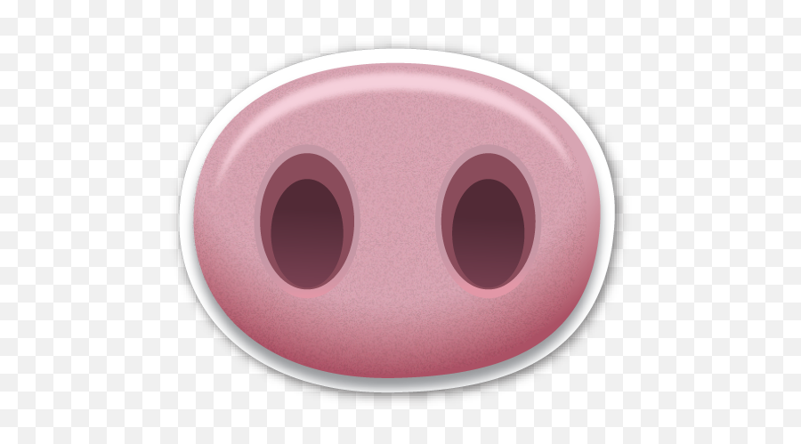 Pig Nose - Pig Snout Clip Art Emoji,Piggy Emoticons
