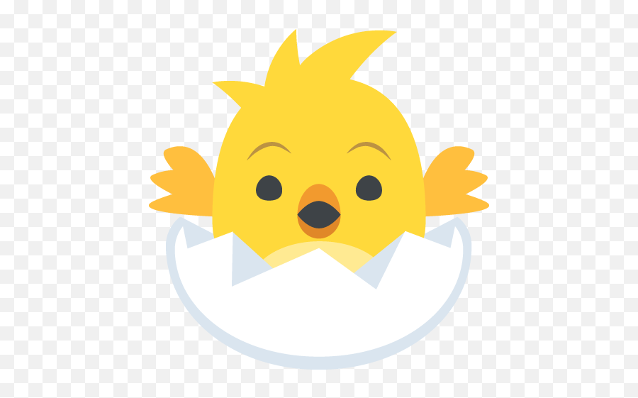 Cute Baby Duck Emoji - Bird Hatching Emoji,Yellow Duck Emoji