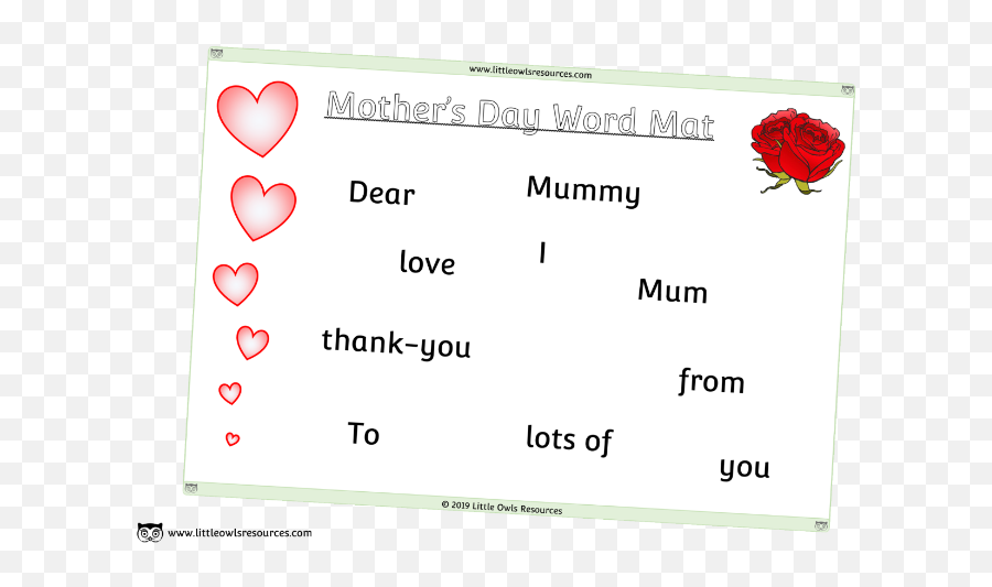 Teaching Resources - Horizontal Emoji,Emotions Word Mat