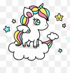 Cute Unicron Pastels Sticker - Unicorn Cute Emoji,Unicron Emoji