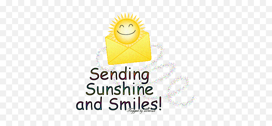 Sending Sunshine And Smiles Rainy Day Quotes Sunshine - Happy Emoji,Thinking Emoji Sun
