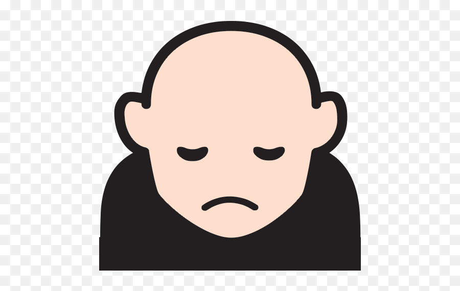 Person Frowning - Cartoon Person Frowning Emoji,Person Frowning Emoji