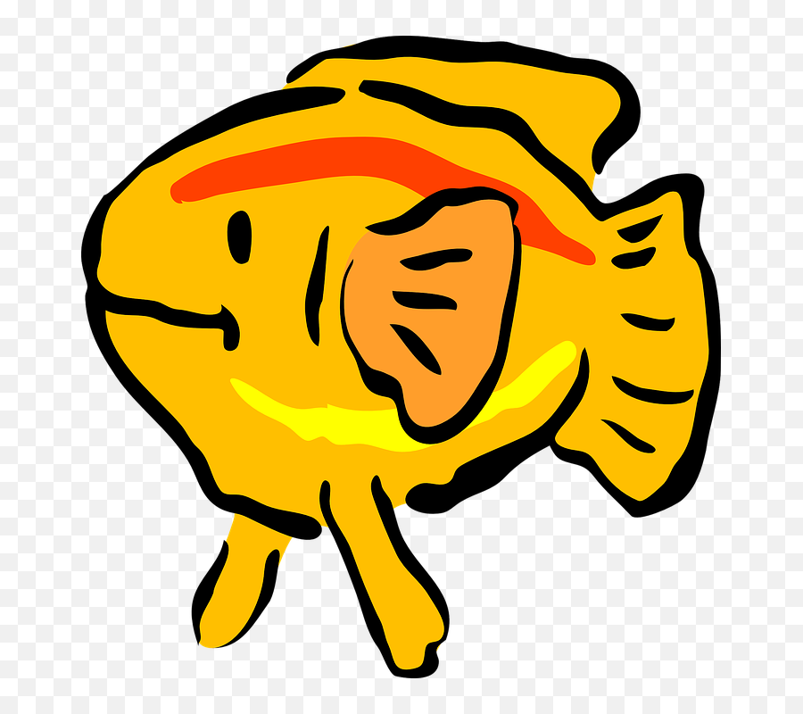 Glorious Goldfish Stickers By Elizabeth Gemmell - Clip Art Emoji,Emoticon Sedih Gif