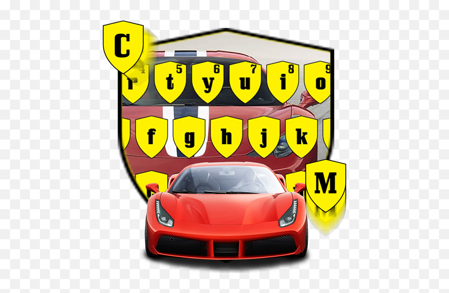 Red Car Racing Keyboard Theme - Automotive Paint Emoji,Pictures Of Samart Emojis