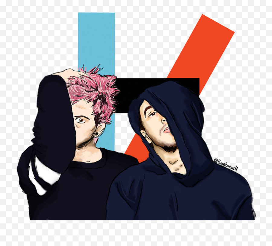 Pin - Twenty One Pilots Clipart Transparent Emoji,Tyler And Josh Emotion Meme