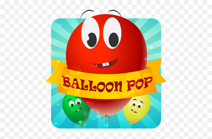 Balloon Pop - Happy Emoji,Emoticons Smiley Balloons