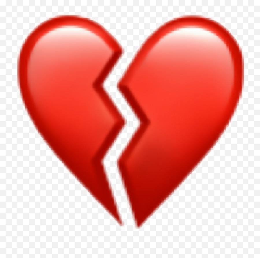 Download Heart Broken Iphone Read - Broken Heart Iphone Ios Broken Heart Emoji Transparent,Emoji Iphone 6