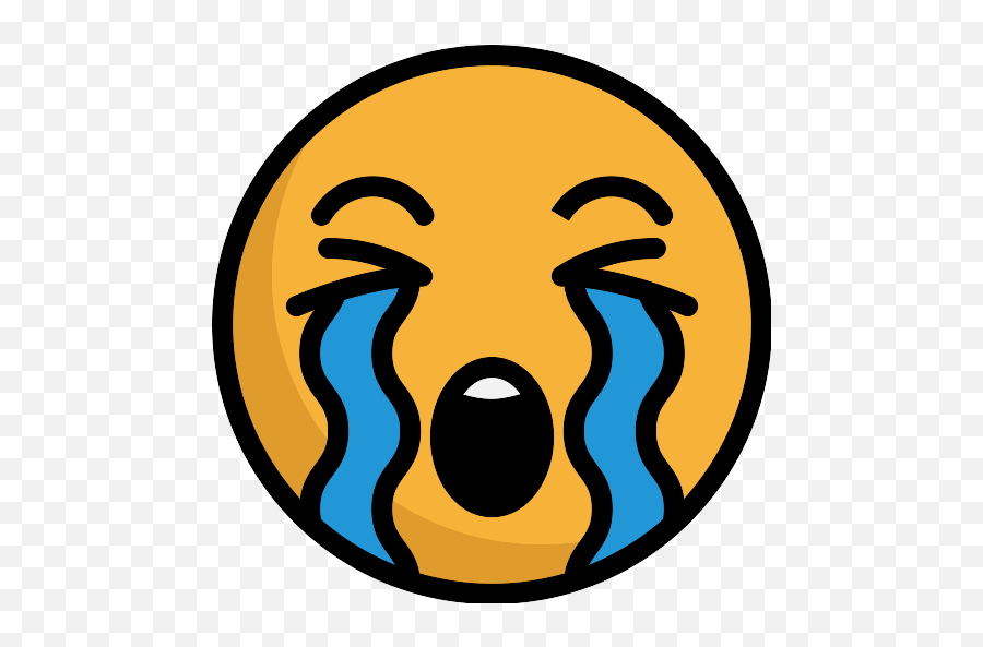 Crying Vector Svg Icon 49 - Png Repo Free Png Icons Crying Icon Emoji,Glaring Emoji
