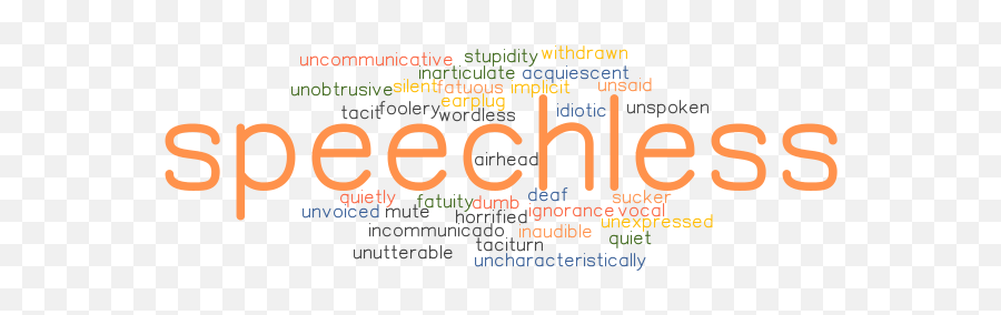 Speechless Synonyms And Related Words What Is Another Word - Dot Emoji,Emotion Sucker