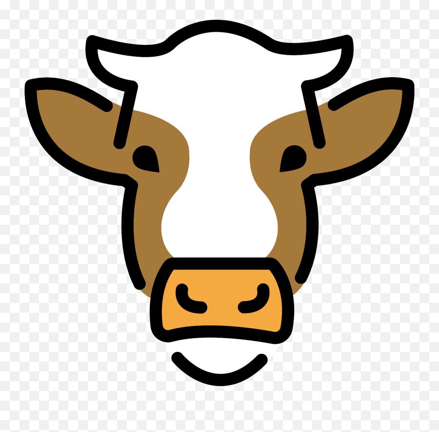 Cow Face Emoji - Download For Free U2013 Iconduck Dibujos De Cara De Vaca,Animals With Cowboy Hats Emojis