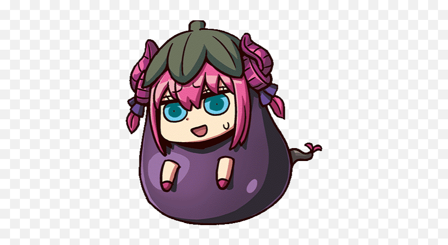 Fategrand Order Tsumamare Key Chain Collection Vol 1 - Elizabeth Bathory Eggplant Emoji,Saber Alter Emotion