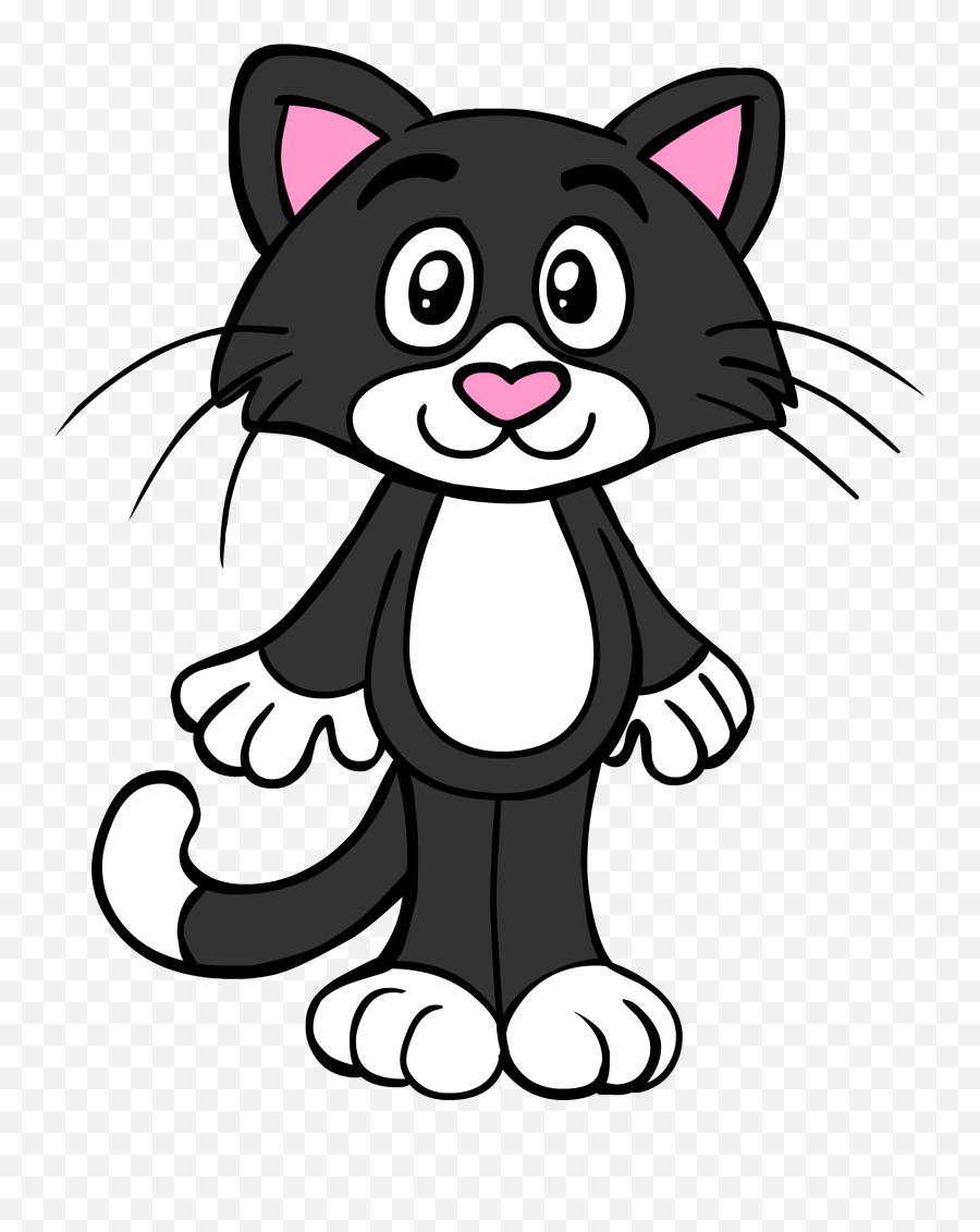 Drawn Cat Free Image Download - Çizgi Film Karakterleri Kedi Emoji,Facebook Cat Emotions