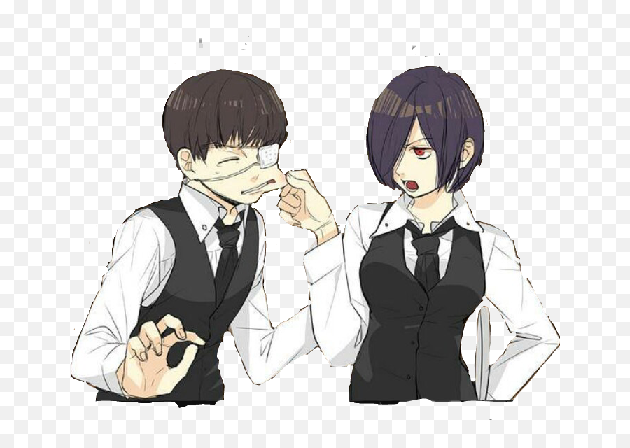 Tokyo Ghoul Sticker By Bjoan100 - Touka And Kaneki Fanart Emoji,Tokyoghoul Emojis