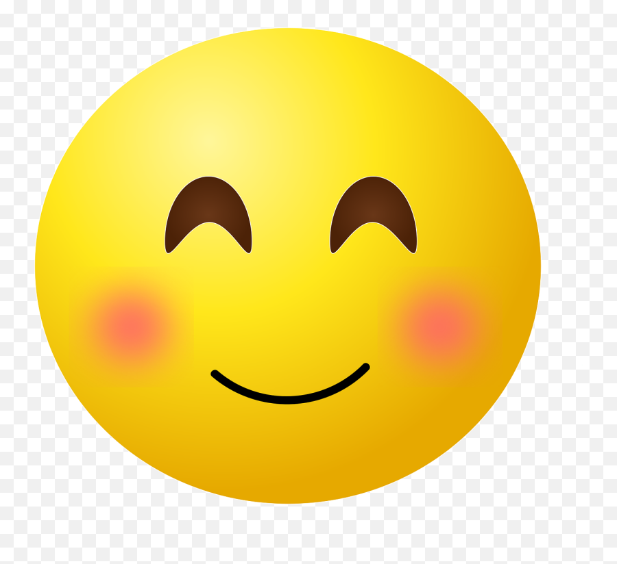Smiley Face Smile - Wide Grin Emoji,Emoticon Cheek Puff
