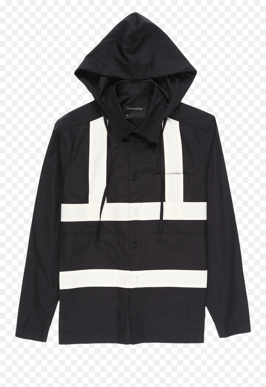 Craig Green Harness Hooded Shirt - Hooded Emoji,Emotion Anine