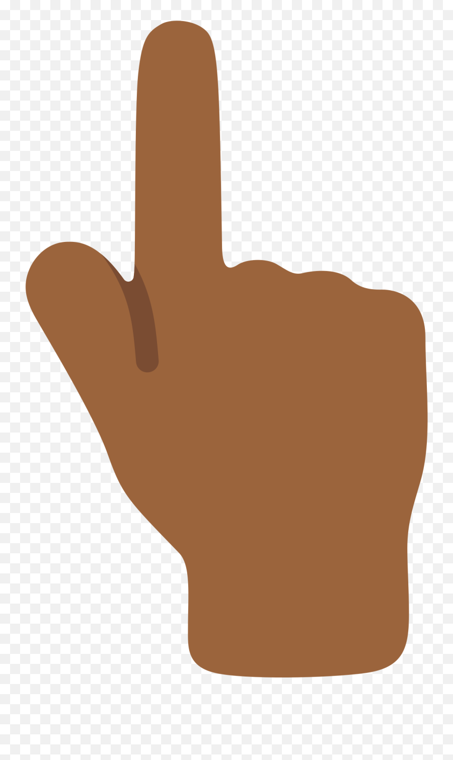 Download Open - Zeigefinger Emoji Png Full Size Png Image Brown Hand Pointer,Brown Thumb Emojis