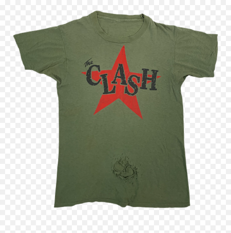 Vintage The Clash Clash City Rockers T - Shirt Short Sleeve Emoji,Emotion And Firehat