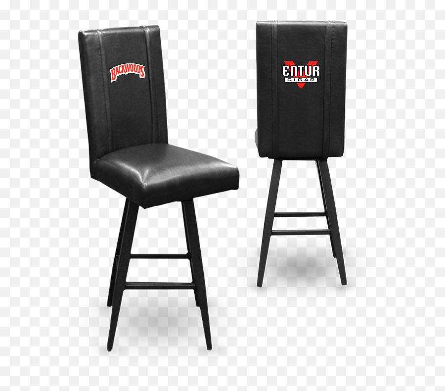 Cigar Lounge Furniture - Helmet Logo Swivel Bar Stool 2000 Emoji,Emoticons With Cigars