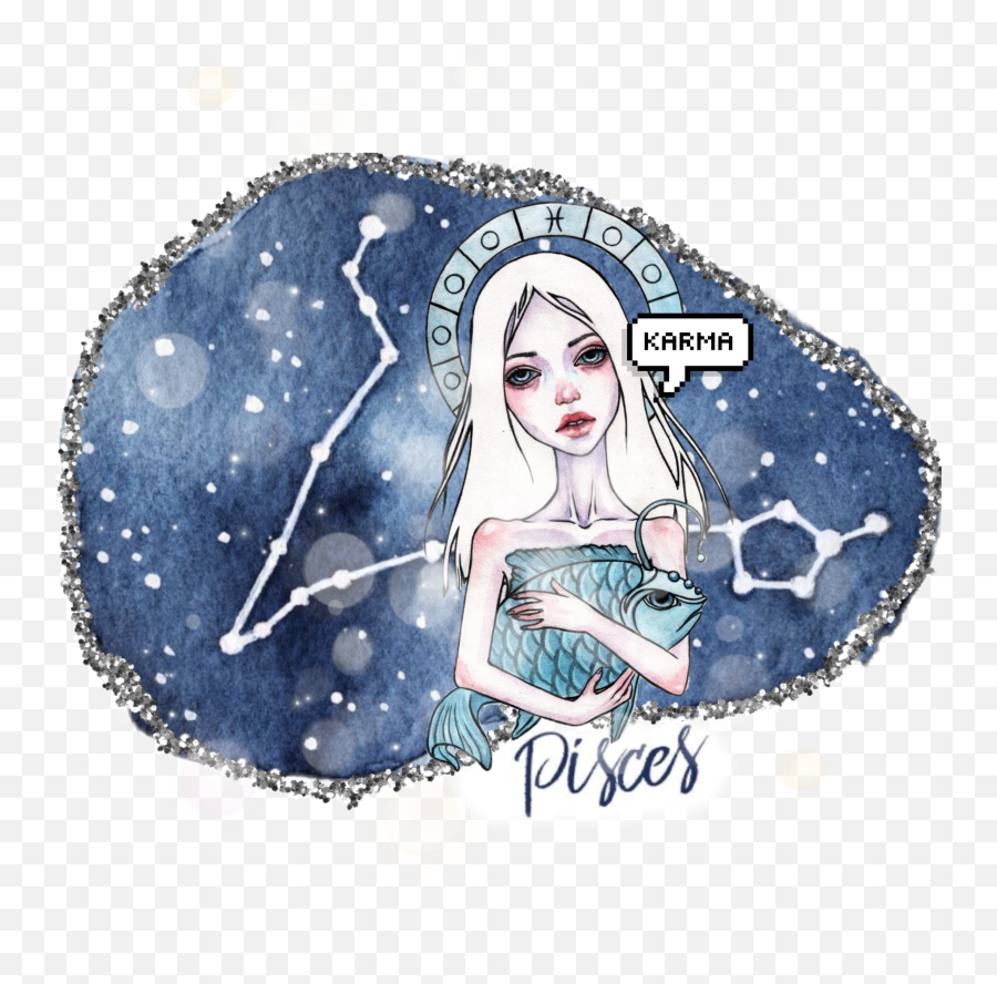 Pisces Astrology Horoscope Sticker By Karmabis Emoji,Apple Astrology Emojis
