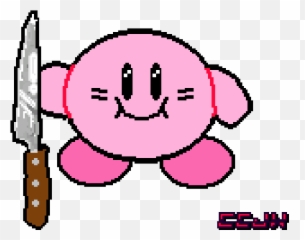 Nintendo - Pixilart Emoji,Smile Emoticon With Knife Transparent