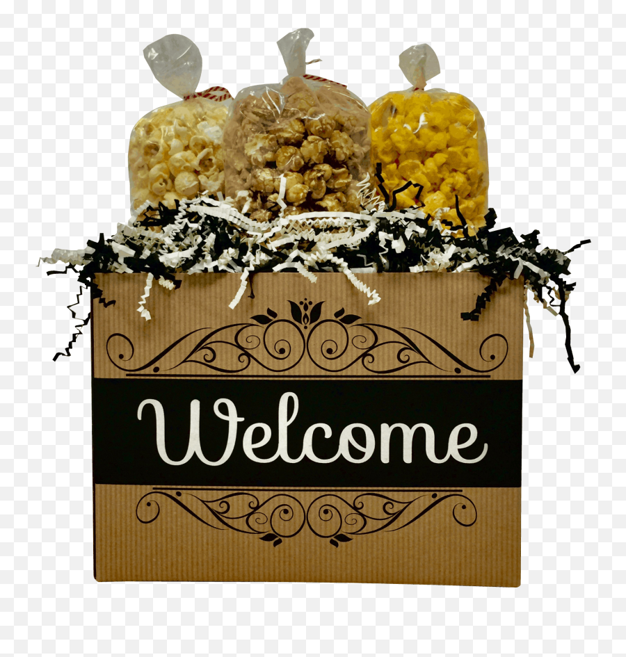 Warm Welcome Gift Box Ultimate - My Popcorn Kitchen Emoji,Smiley Emoticon Warm And Toasty