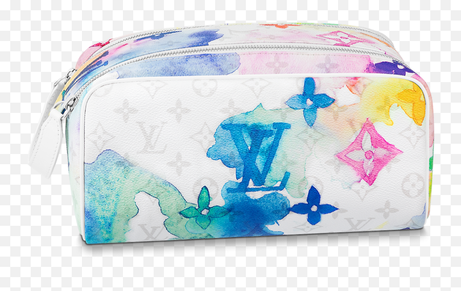 Vergriffen Louis Vuitton Aquarell Dopp Kit Pflegemittel Emoji,Dopp Emojis