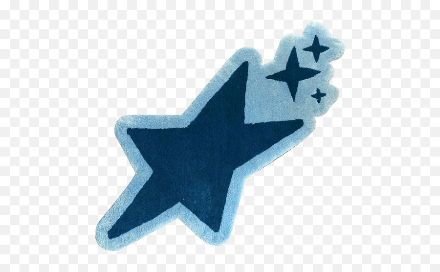 Handtufted Custom Rugs - Design A U201cshooting Star Emoji,Star Sparkle Emoji
