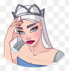 Snow Queen Stickers - Live Wa Stickers Emoji,Snow Women Emoji