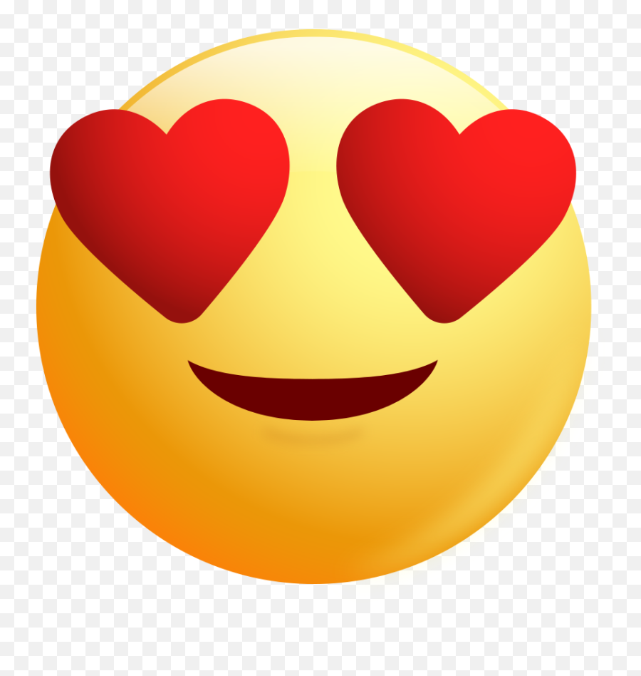 Heart Cushion Emoji,Heart Faceeyes Emoji