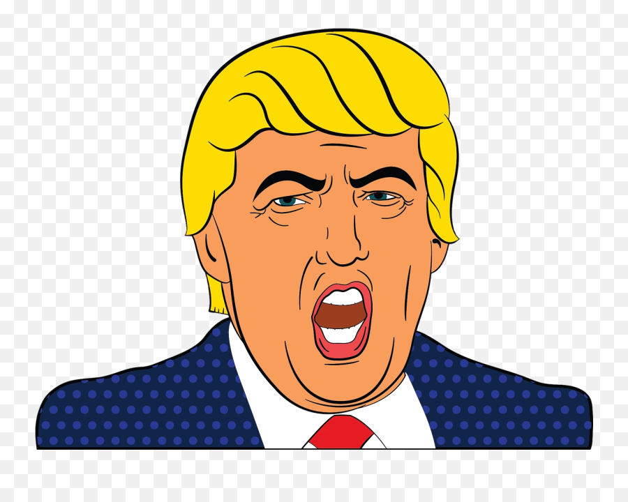 Speech Reach - Donald Trump Head Png Cartoon Emoji,George Takei Emojis