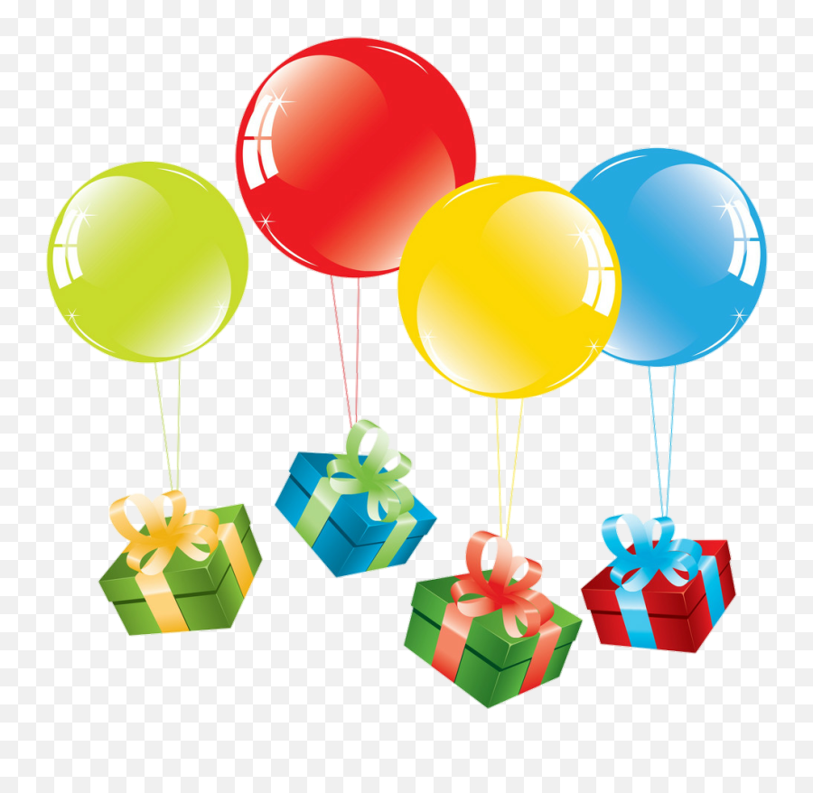 Birthday Ballons Sticker - Balloon Emoji,Emoji Birthday Party Supplies