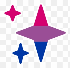 Bisexual Emojis - Dot,Bisexual Flag Emoji