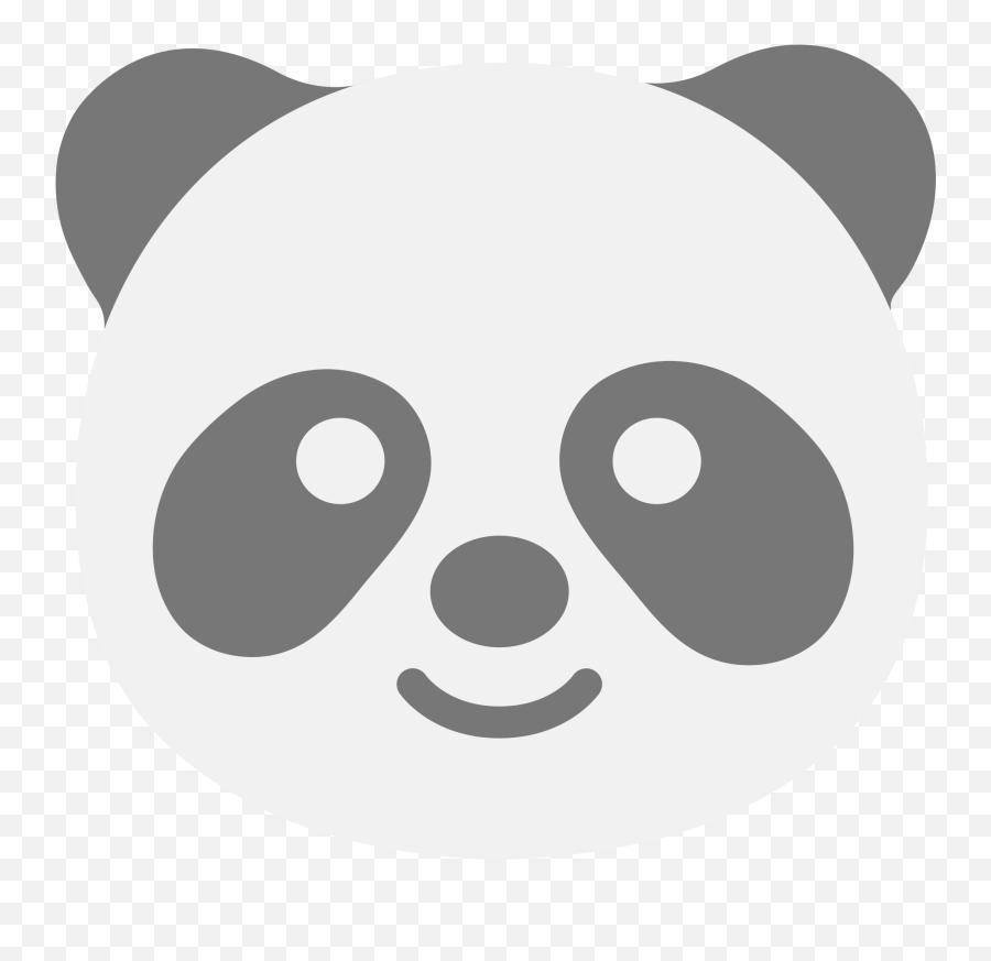 Emoji Clipart Bear Emoji Bear - Oso Panda Para Dibujar,Bear Emoticon