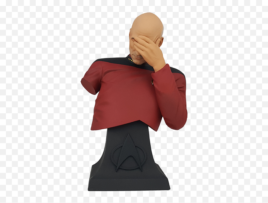 Captain Picard Face Palm - Hair Loss Emoji,Picard Facepalm Emoji