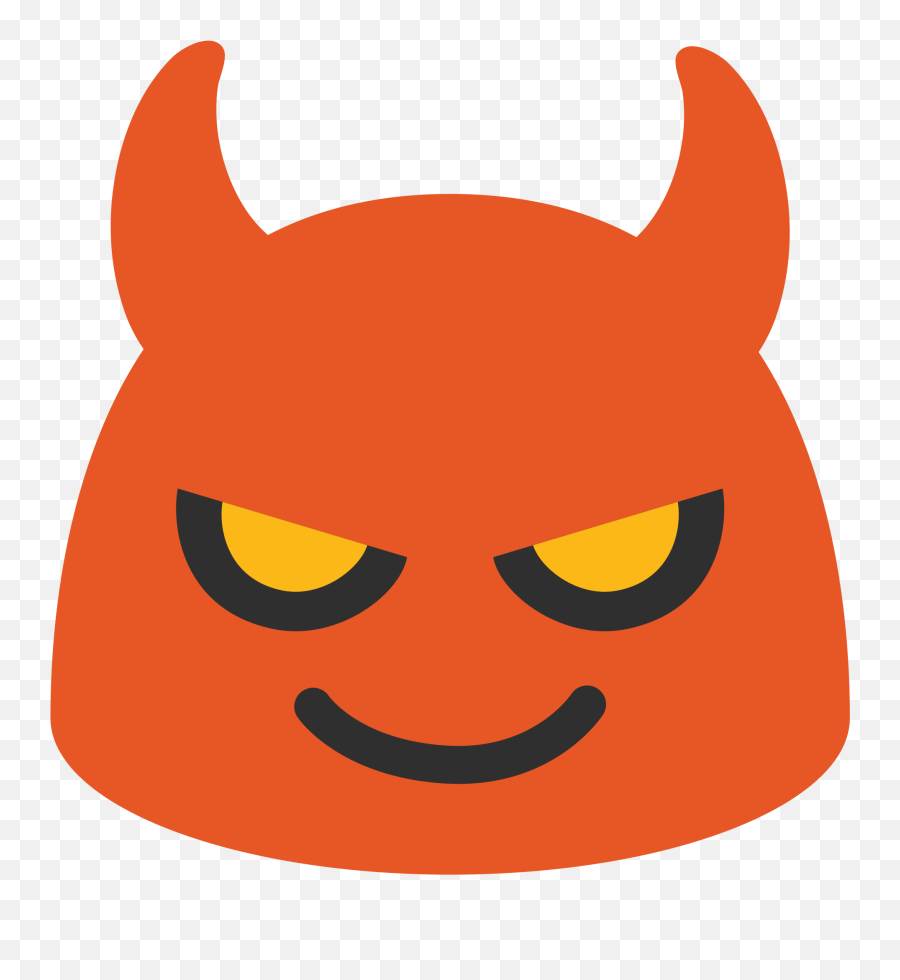 Fileemoji U1f608svg - Wikimedia Commons Android Emoji,Human Emoticons