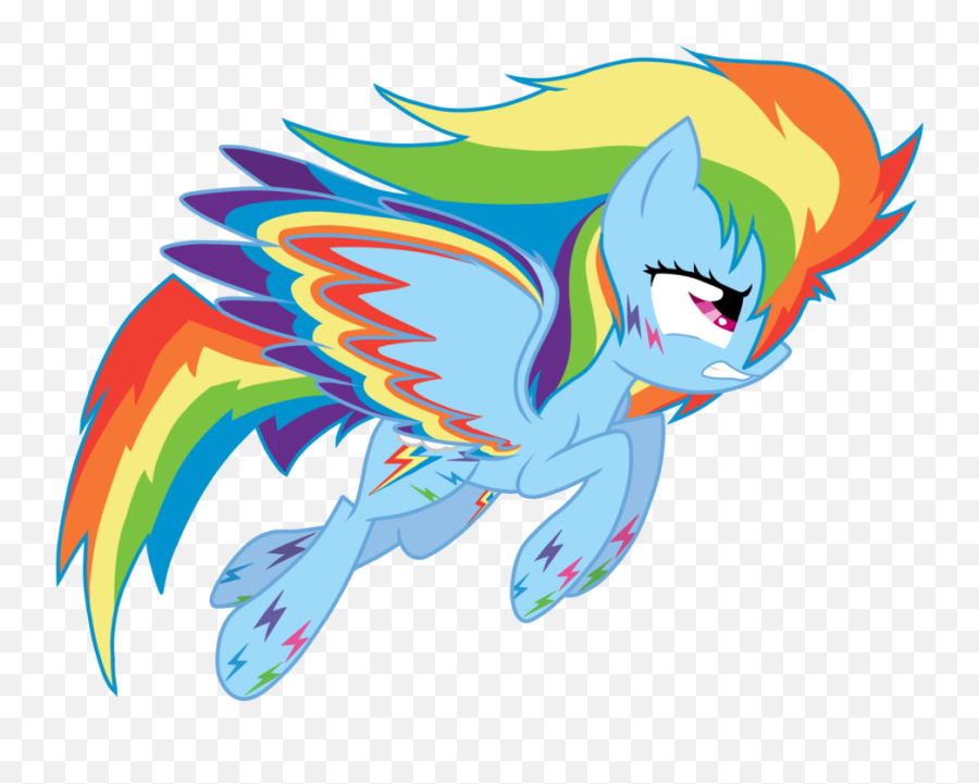 Mlp Rainbow Dash Alicorn - Mythical Creature Emoji,My Little Pony Rainbow Dash Sunglasses Emoticons