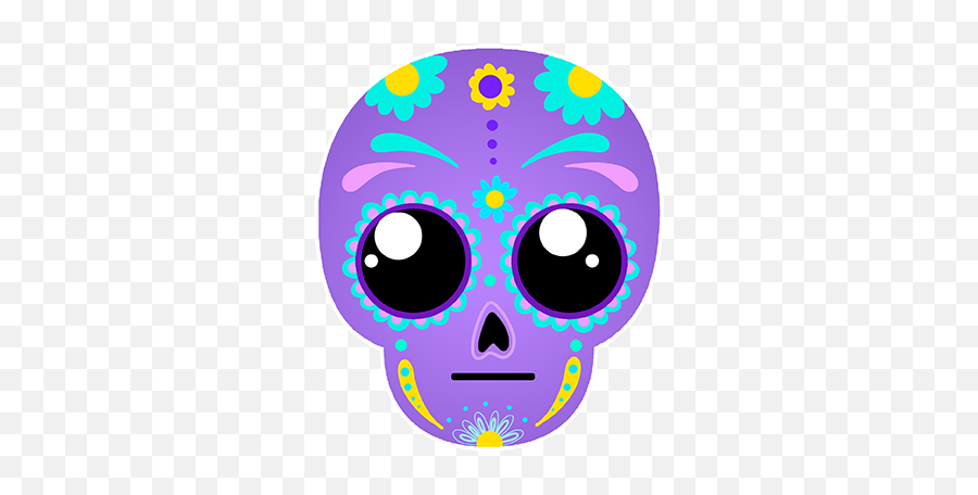 The Day Of The Dead Stickers By Luis Maldonado - Dot Emoji,Day Of The Dead Emojis