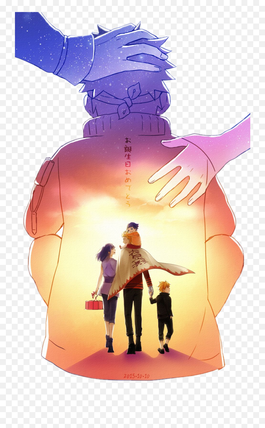 My Family Sticker Challenge On Picsart - Naruto Family Wallpaper 4k Emoji,Emoticon Gatinho