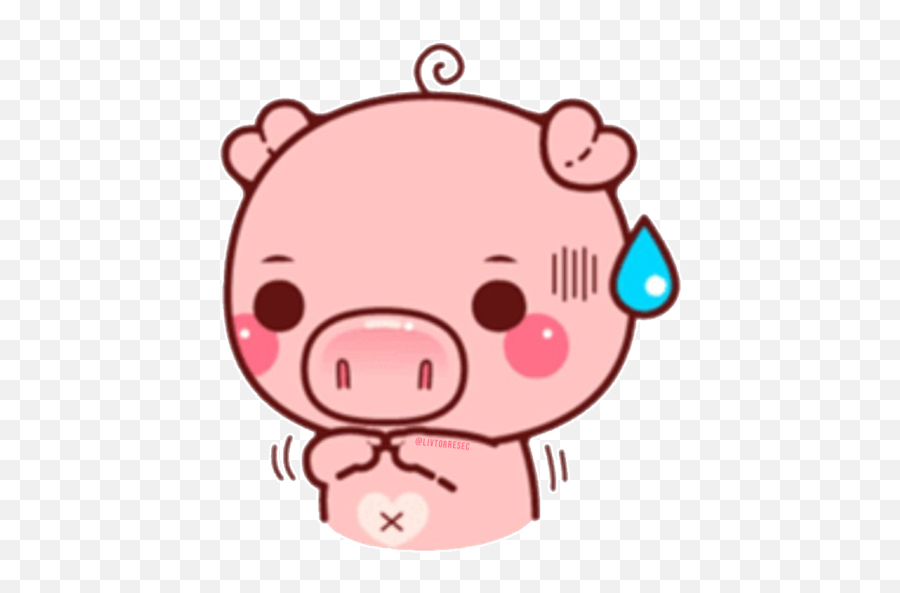 Sticker Maker - Pink Pig Pigma Sticker Emoji,Emojis Ios Pig