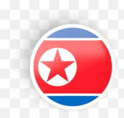 North Korean Flag Png - North Korea Flag Icon Clipart Full North Korea Flag Circle Png Emoji,Yemen Flag Emoji