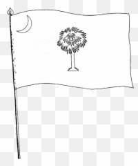 South Carolina State Flag Coloring Pages - Language Emoji,Wolfpack Emojis
