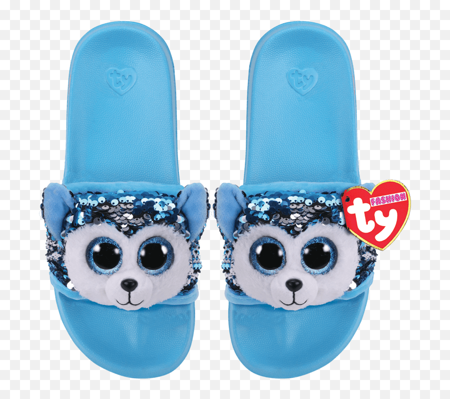 Slush - Reversible Sequin Husky Slides Sml Official Ty Beanie Boo Sliders Emoji,Michaels Emoji Pillow