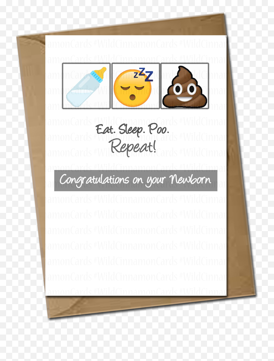 Eat Sleep Poo Repeat Wildcinnamon - Language Emoji,Cinnamon Emoticon