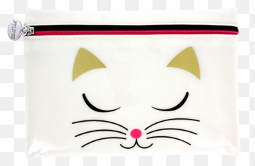 Cosmetic Bag - Akademik Fish Pylones Cat Emoji,Cat Fish Emoji