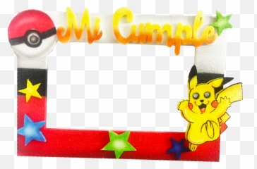 Marco De Selfie Pequeño - Cuadro Selfie De Pikachu Emoji,Cuadro De Selfie De Emojis