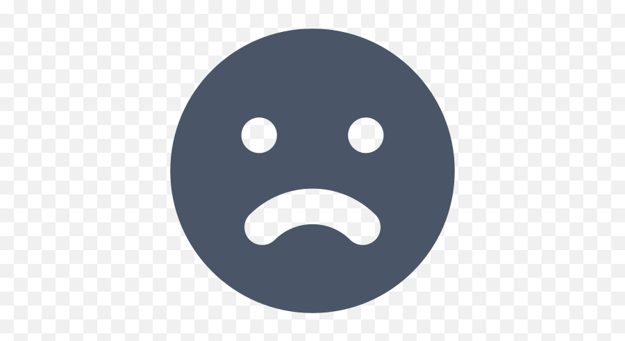 Icono Emoji Triste Gratis De Heroicons - Dot,Emoji Triste
