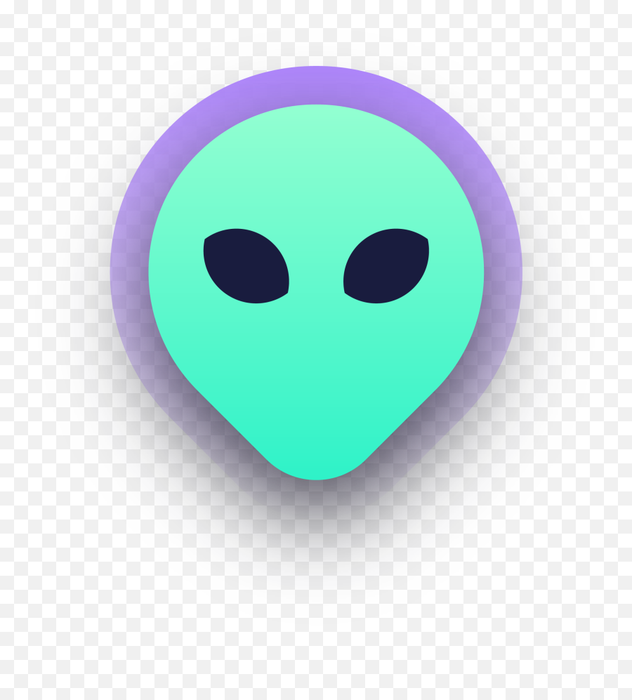 Alien Raffles - Dot Emoji,Green Thing Alien Emoji