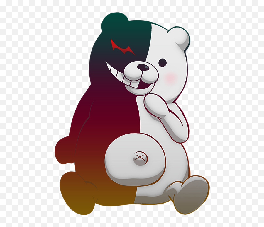 Monokuma Bear Bath Towel For Sale - Monokuma Bear Emoji,Japanese Emoticon Monokuma