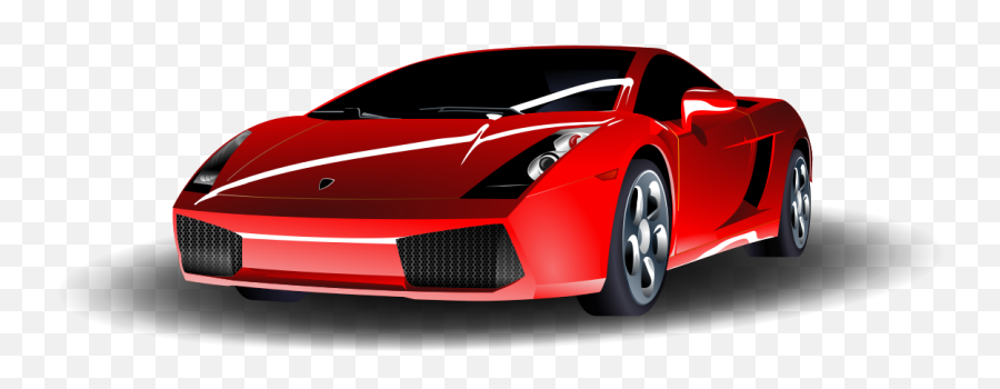 Red Super Car Clip Art Image - Cartoon Super Car Png Emoji,Hot Rod Car Emojis